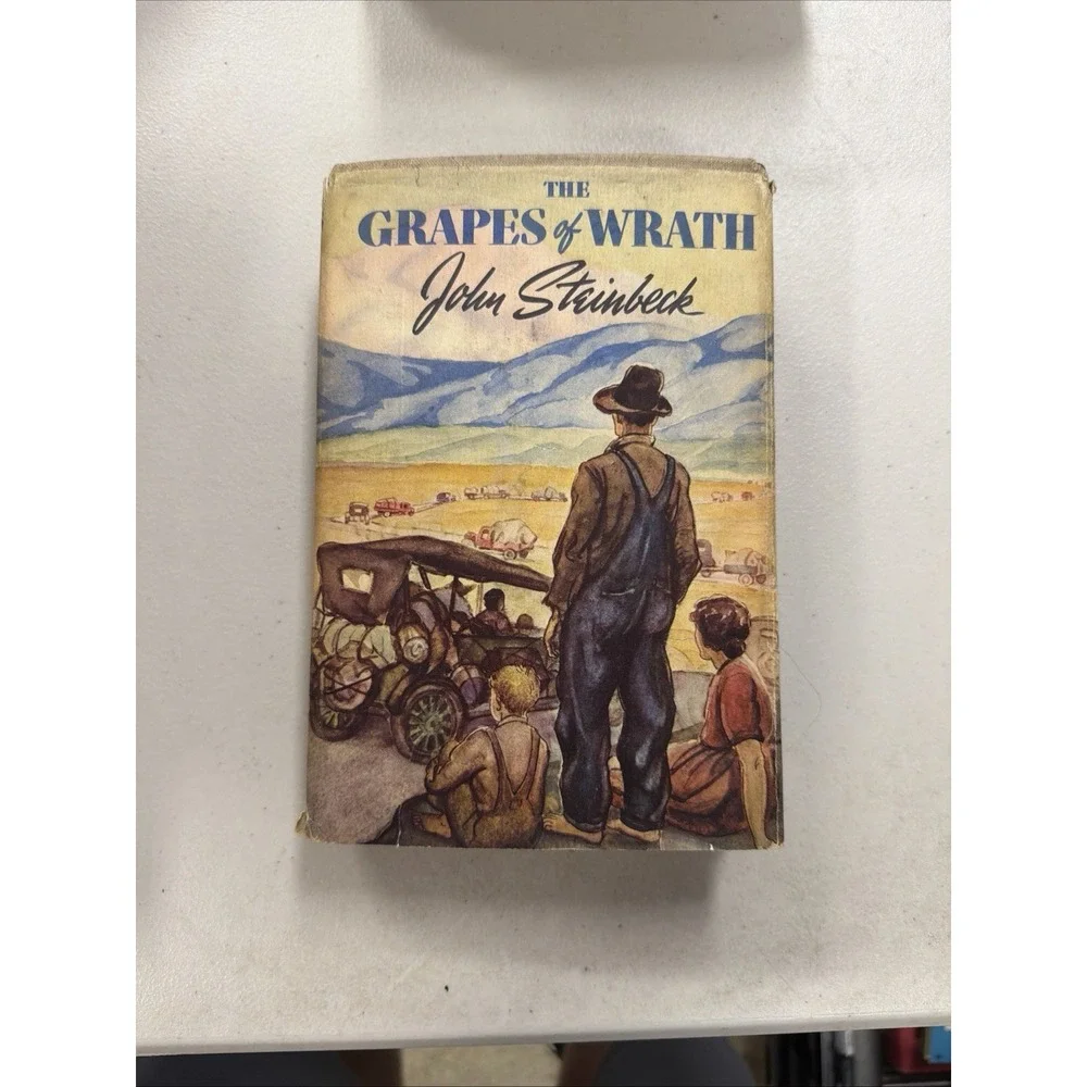 The Grapes of Wrath by John Steinbeck, First Edition, Original Dust Jacket